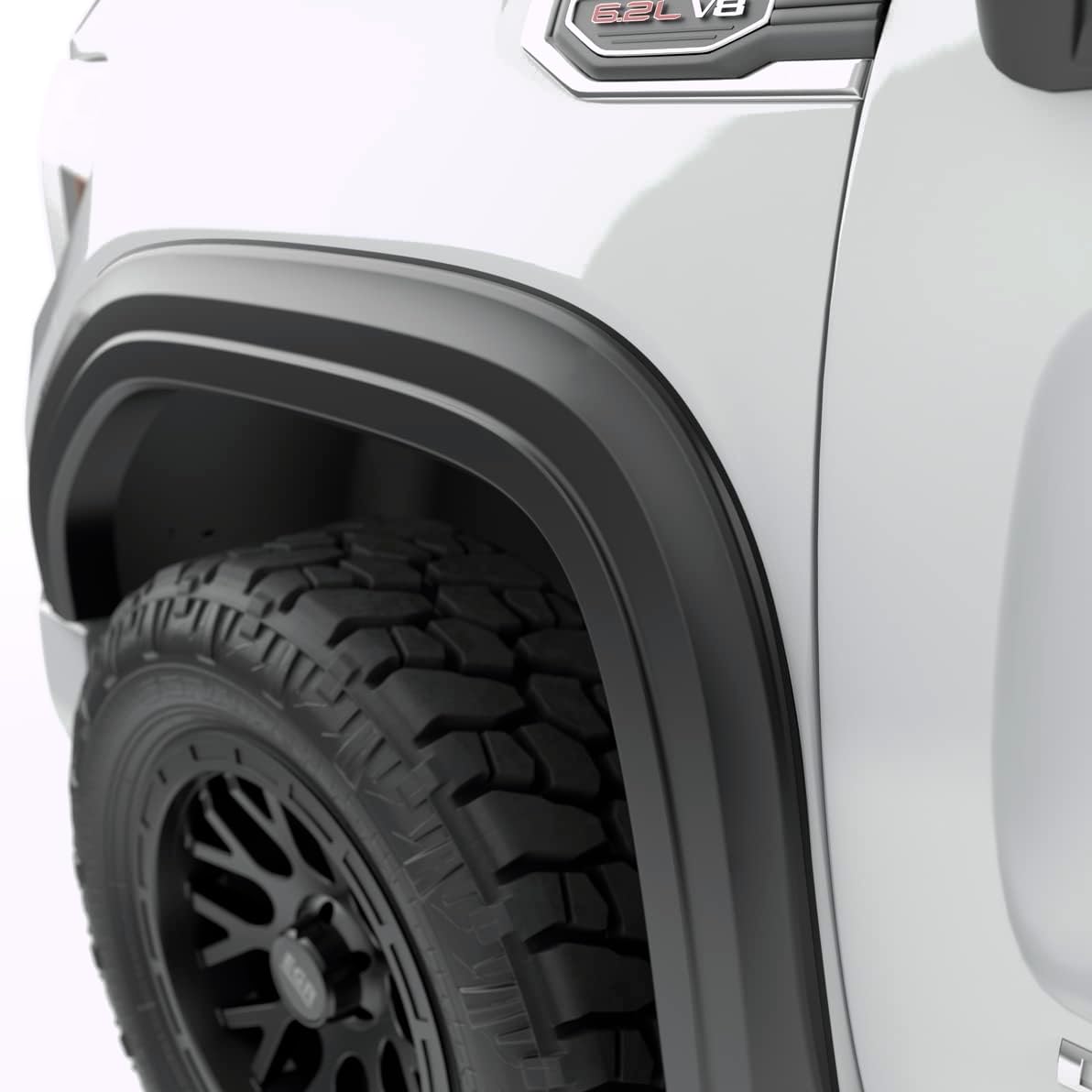 EGR 751794 Rugged Look Fender Flare Full Set, Compatible With Select GMC Sierra Models