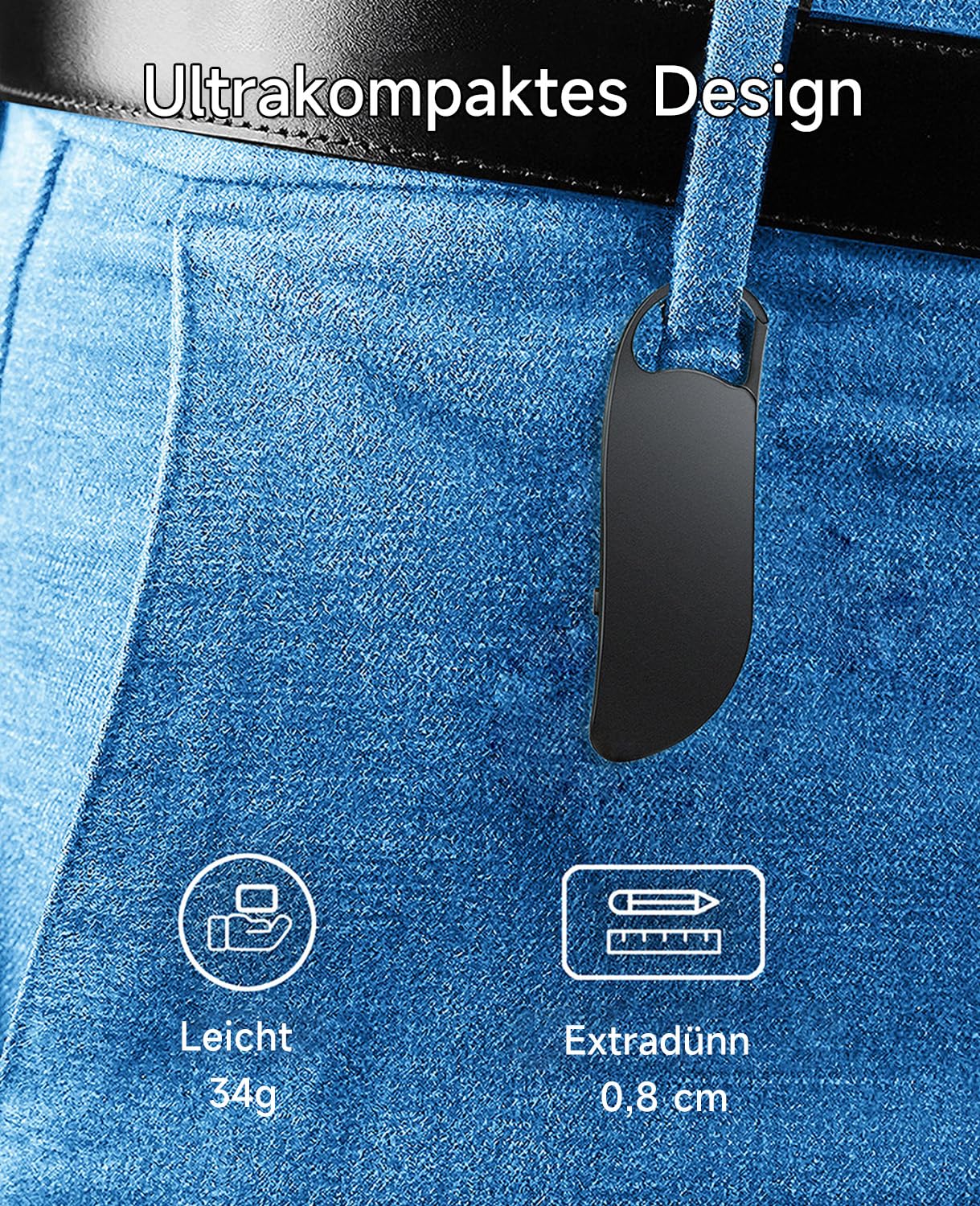 64GB Diktiergerät Mini, Vandlion Stereo Aufnahmegerät mit Rauschunterdrückung, USB C Voice Recorder mit Spracherkennung für Vorlesungen Interviews Meetings Klasse