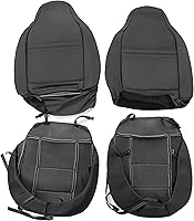 Vista 7 de Kojem Fundas de asiento compatibles con Jeep Cherokee XJ 1997-2001, funda de cojín de vehículo automotriz, protectores de asiento de automóvil