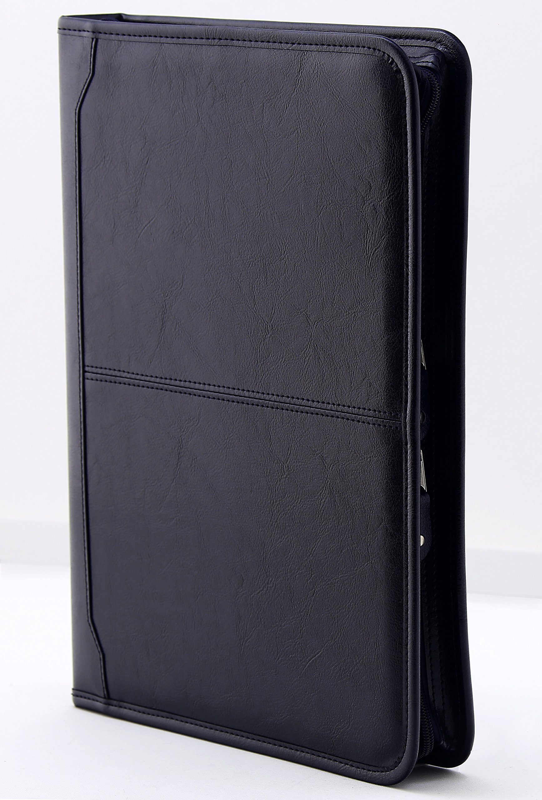 Noda Porte-documents A4 simili cuir conférences bleu