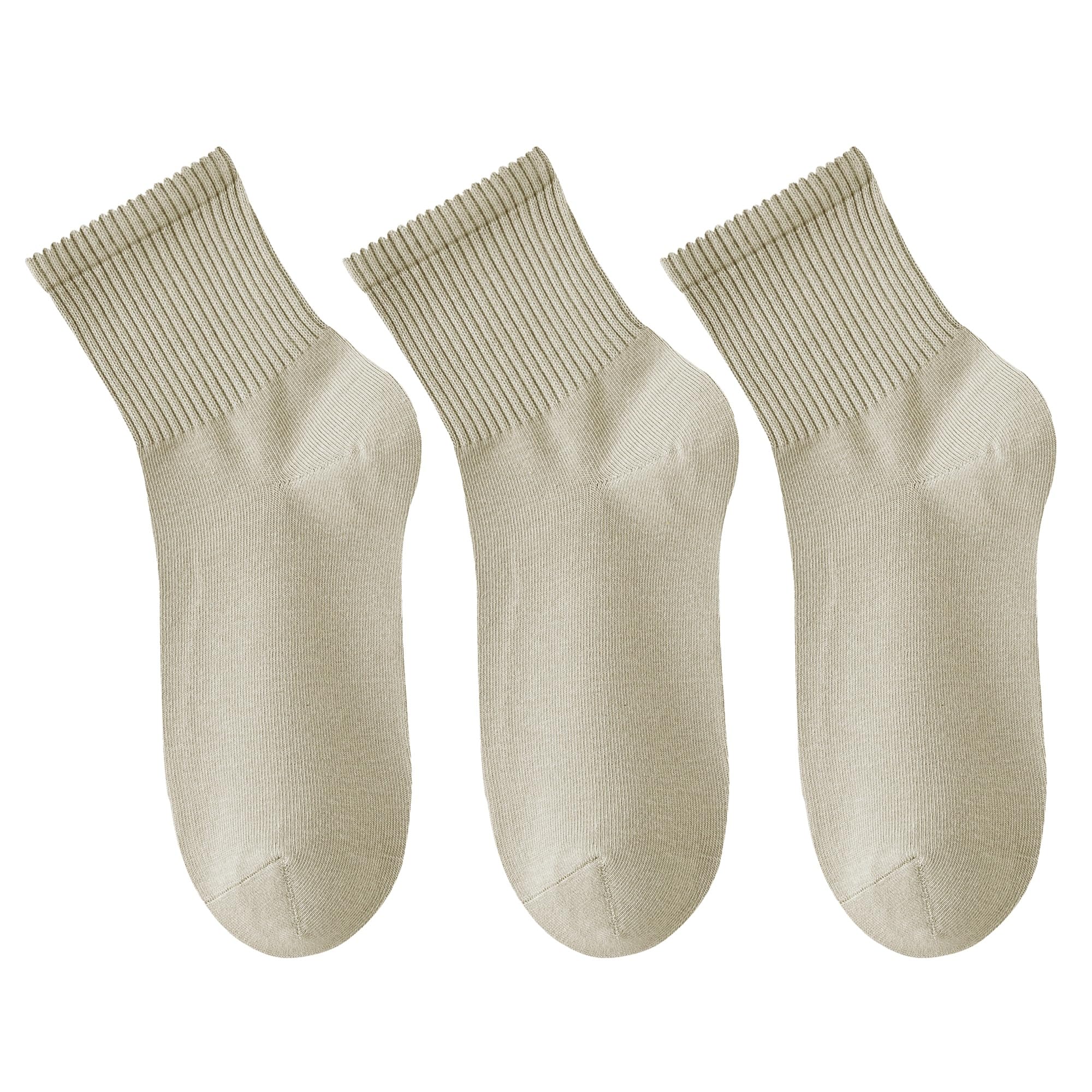 Women's Cotton Quarter Crew Socks