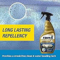 Vista 6 de Rain-X 630178 Limpiaparabrisas Cerami-X + Repelente de Agua, 16oz - Limpia Efectivamente Sin Dejar Vetas, Protege Contra Contaminantes y Manchas