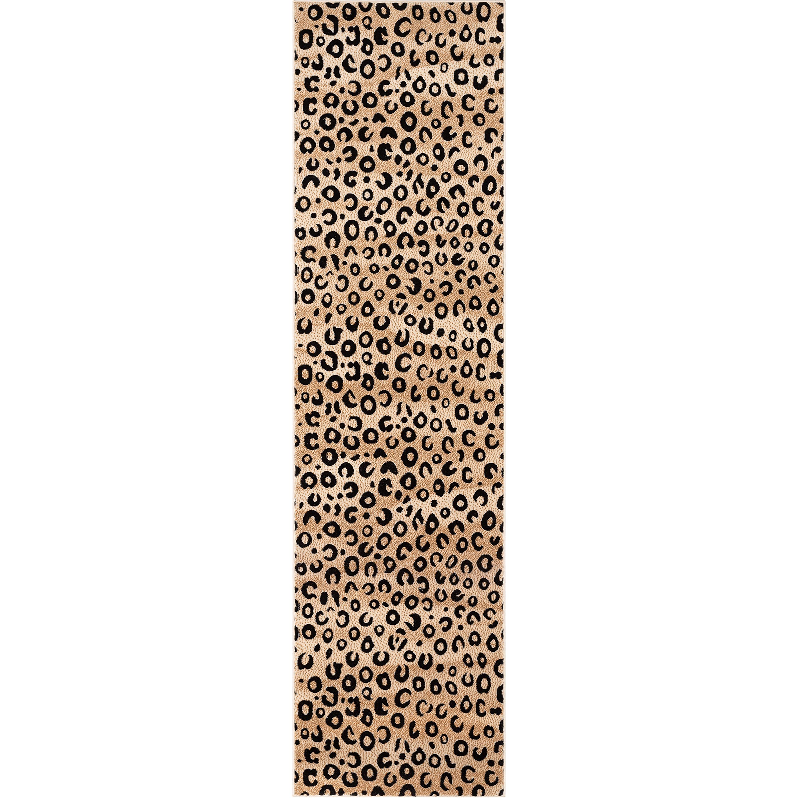 Well Woven Dulcet Leopard Black Animal Print 2'7