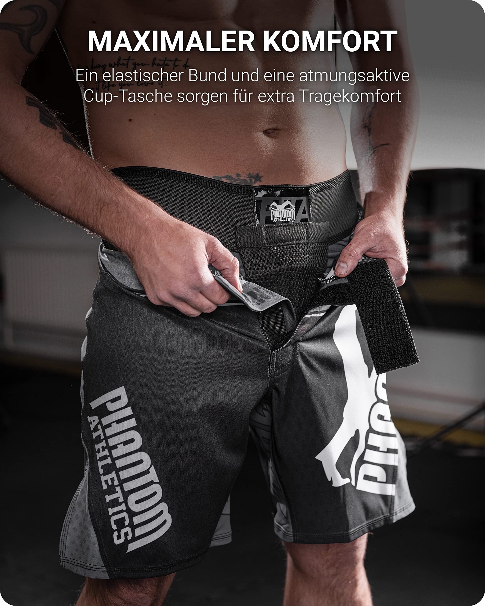 Phantom Tiefschutz - Herren Suspensorium für Kampfsport | Boxen, MMA, Muay Thai