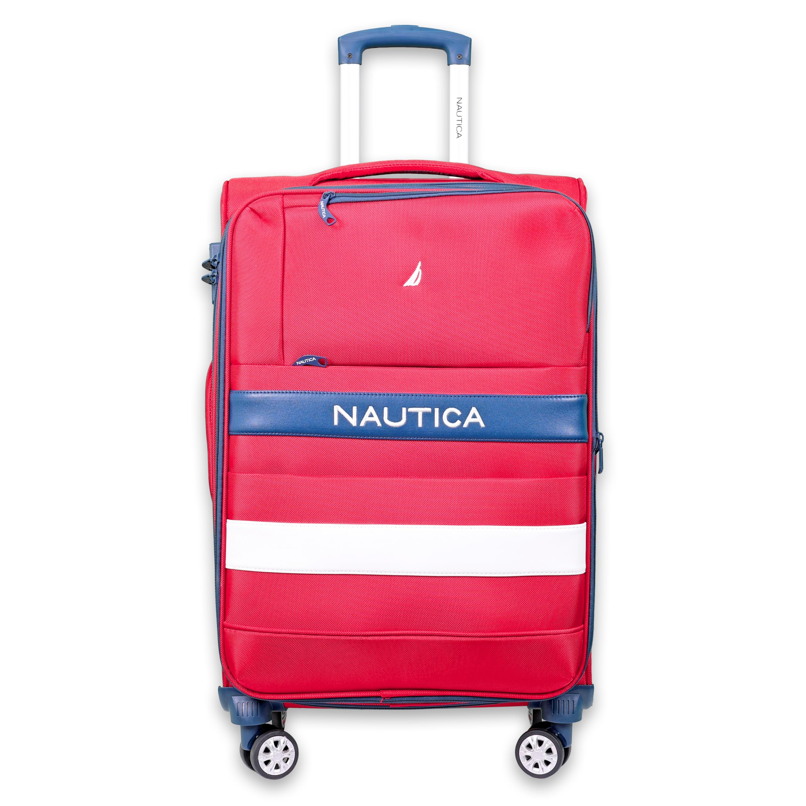 Trolley Bags Nautica Luggage Lightweight Buy Nautica Pink Medium