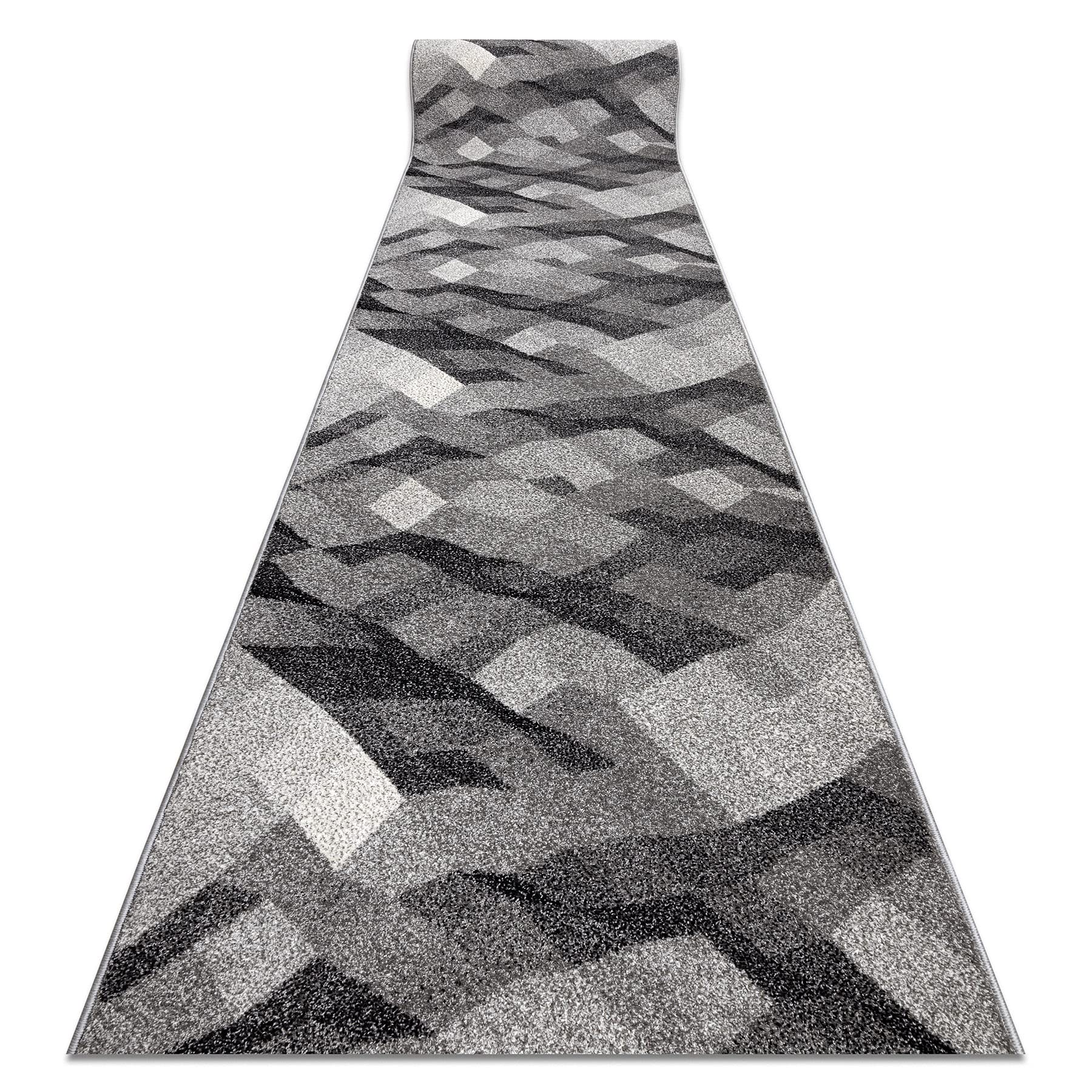 rugsx Läufer Silver PALANGA für Flur, Küche, grau 90x210 cm