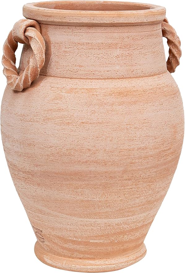 LIVAA plantenbak bloempot terra beige voor buiten 55cm breed