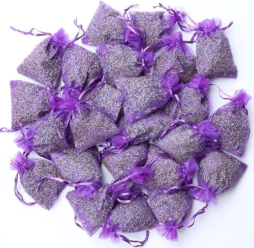 WEALD TRIBE 100% Pure Natural Sun Dried Lavender Sachets for