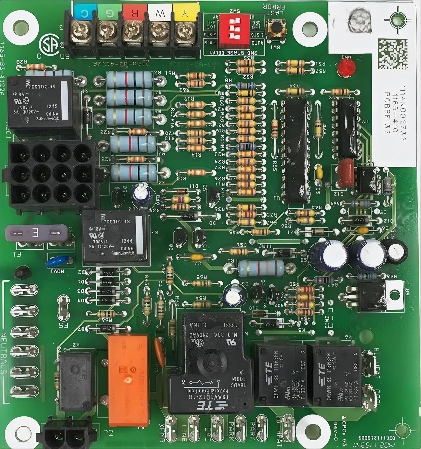 1165-410 for Goodman Amana PCBBF132 Circuit Board