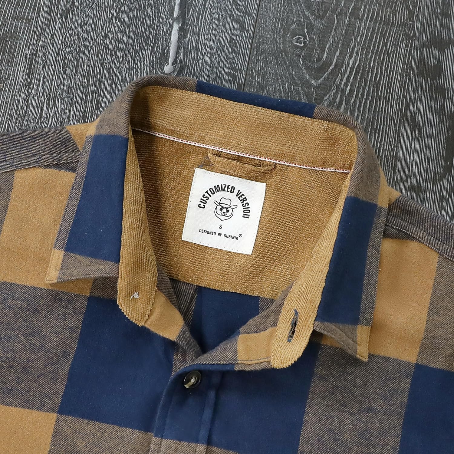 Dubinik® 6 oz Flannel Shirt for Men Long Sleeve Casual Button Down Brushed 100% Cotton Shirt - Image 3