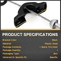 Vista 3 de LR064520 - Conjunto de elevador de cabrestante para Land Rover LR4 2010-2013 Apto para LR3 2005-2009 Compatible con Range Rover Sport 2006-2013