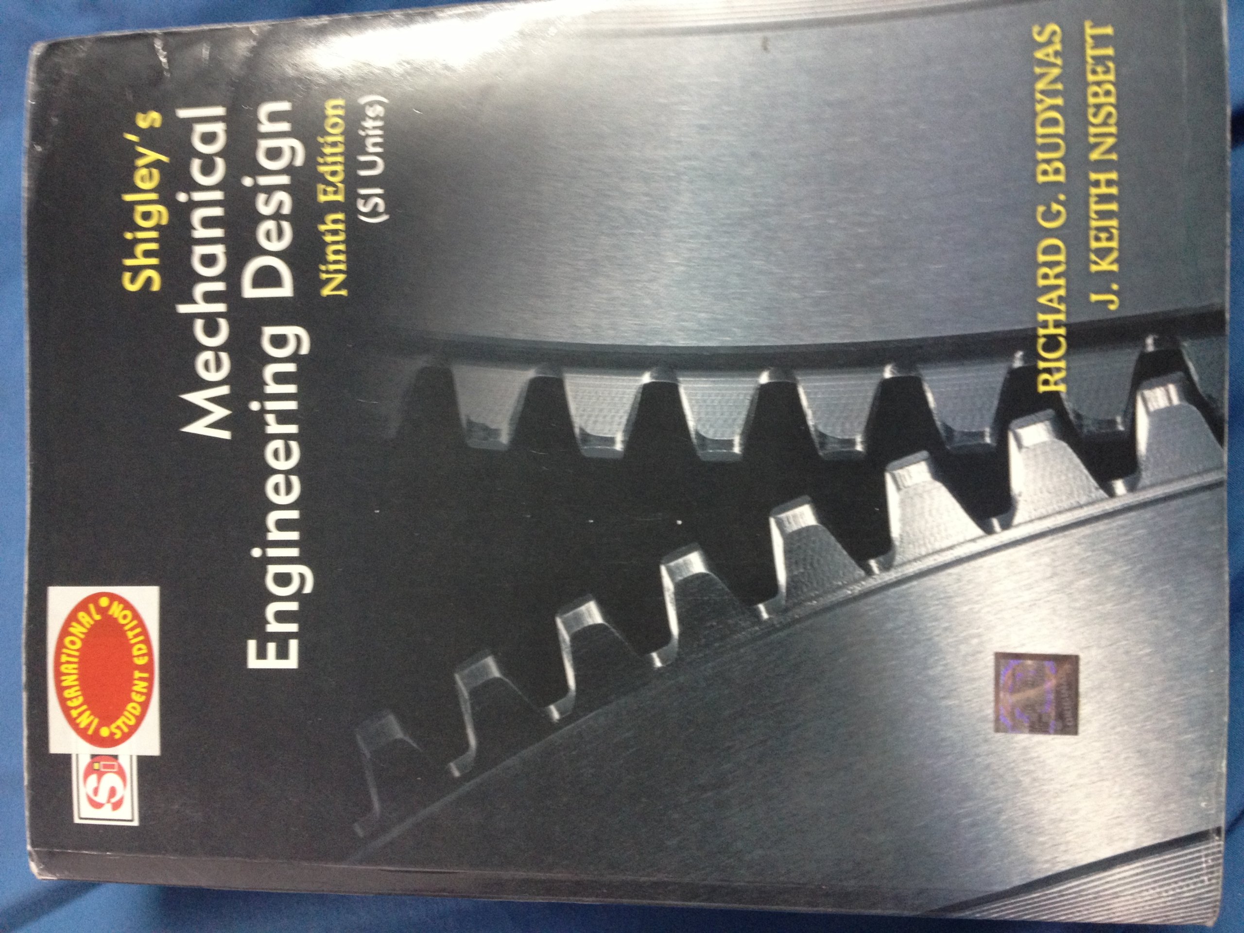 Mechanical Engineering Design (International Edition)