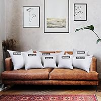 Vista 2 de Utopia Bedding - Relleno de almohadas decorativas (juego de 24, color blanco), almohadas de 16 x 16 pulgadas para sofá, cama y sofá de relleno