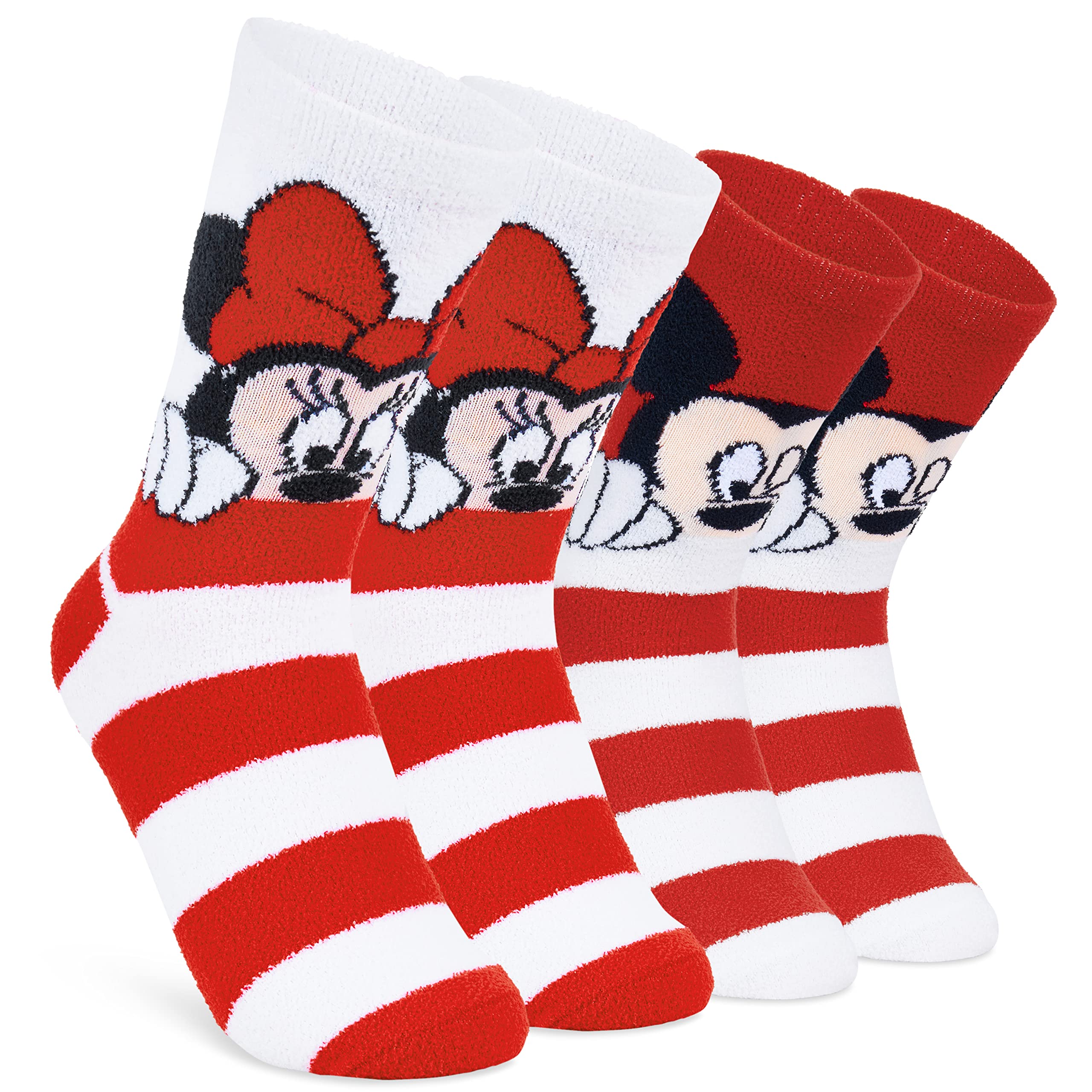 Disney Stitch Slippers Socks Women Pack Fluffy Socks Non Slip Fleece Bed  Socks Stitch Minnie Mickey Mouse Baby YodaOEKO-TEX STANDARD 100