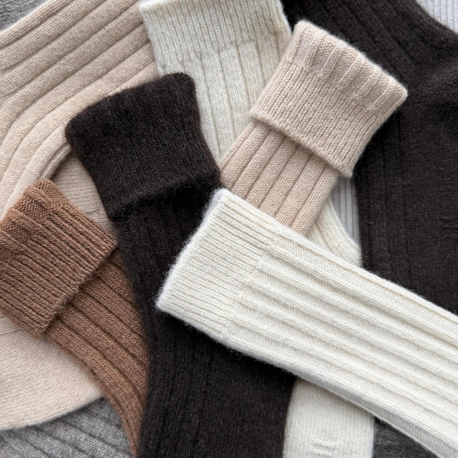 Cashmere Camel Yak Wool Socks 100% Natural Cozy Warm Bed Home Sock Breathable, Luxury Gift, Made in Mongolia - Image 9