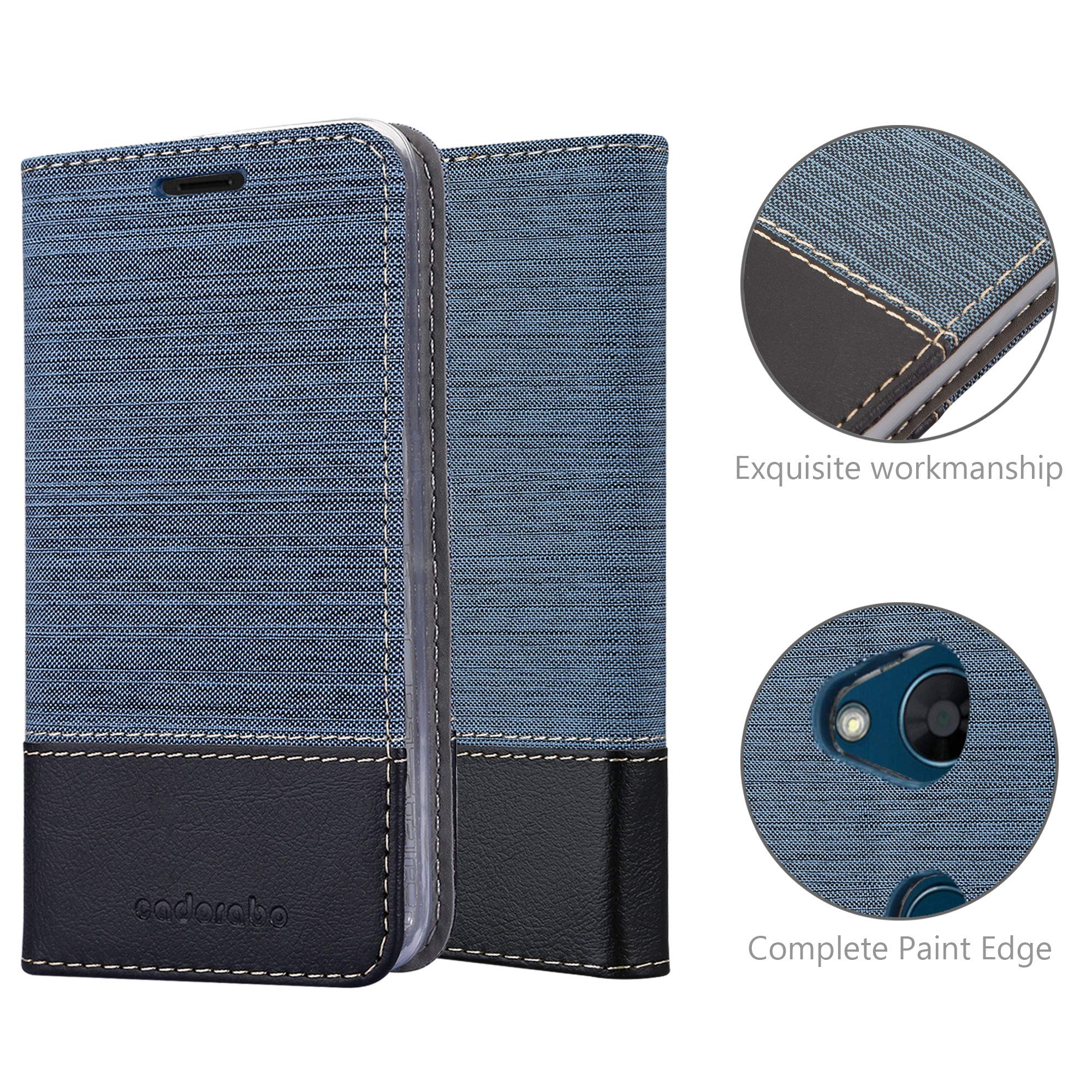 Cadorabo Hülle Für LG X Power 3 – Kunstleder Flip-Cover Mit Standfunktion & Kartenfach, Rot