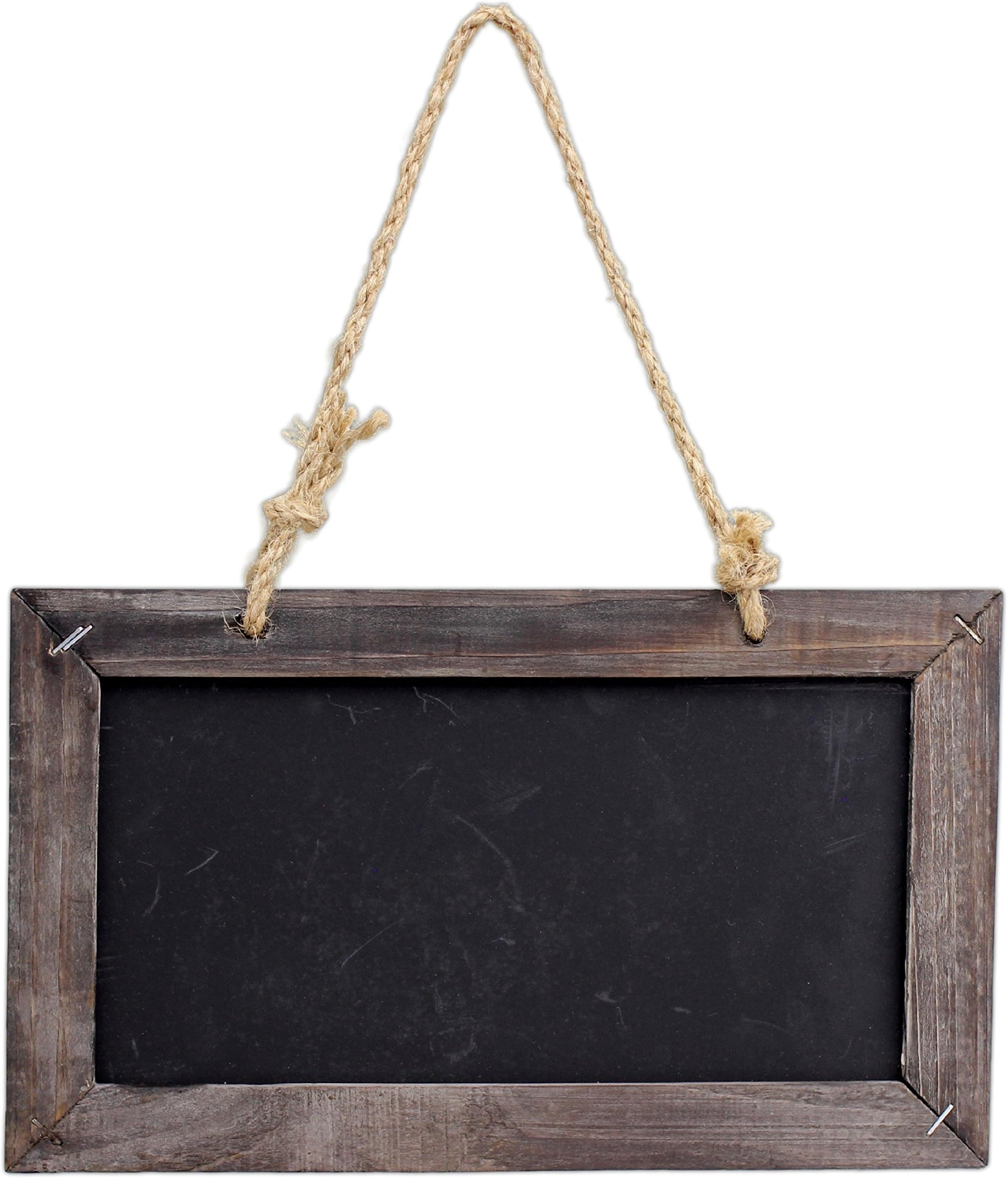 Park Hill 10.5" x 6.25" Wood Framed Double-Sided Hanging Chalkboard Sign