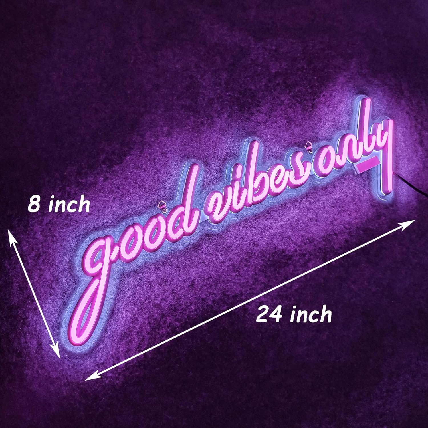 Hоlіdау Dеаlѕ 🛒 Good Vibes Only LED Neon Light Signs for Beer Bar Club Bedroom Office Hotel Pub Cafe Wedding Birthday Party Man Cave Art Wall Lights(Pink) Flаѕh Dеаlѕ - 40% оƒƒ Good Vibes Only LED Neon Light Signs for Beer Bar Club Bedroom Office Hotel Pub Cafe Wedding Birthday Party Man Cave Art Wall Lights(Pink)