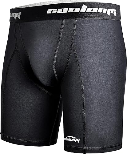 COOLOMG Pantalones cortos de béisbol acolchados para hombre con copa atlética para sóftbol, fútbol, hockey