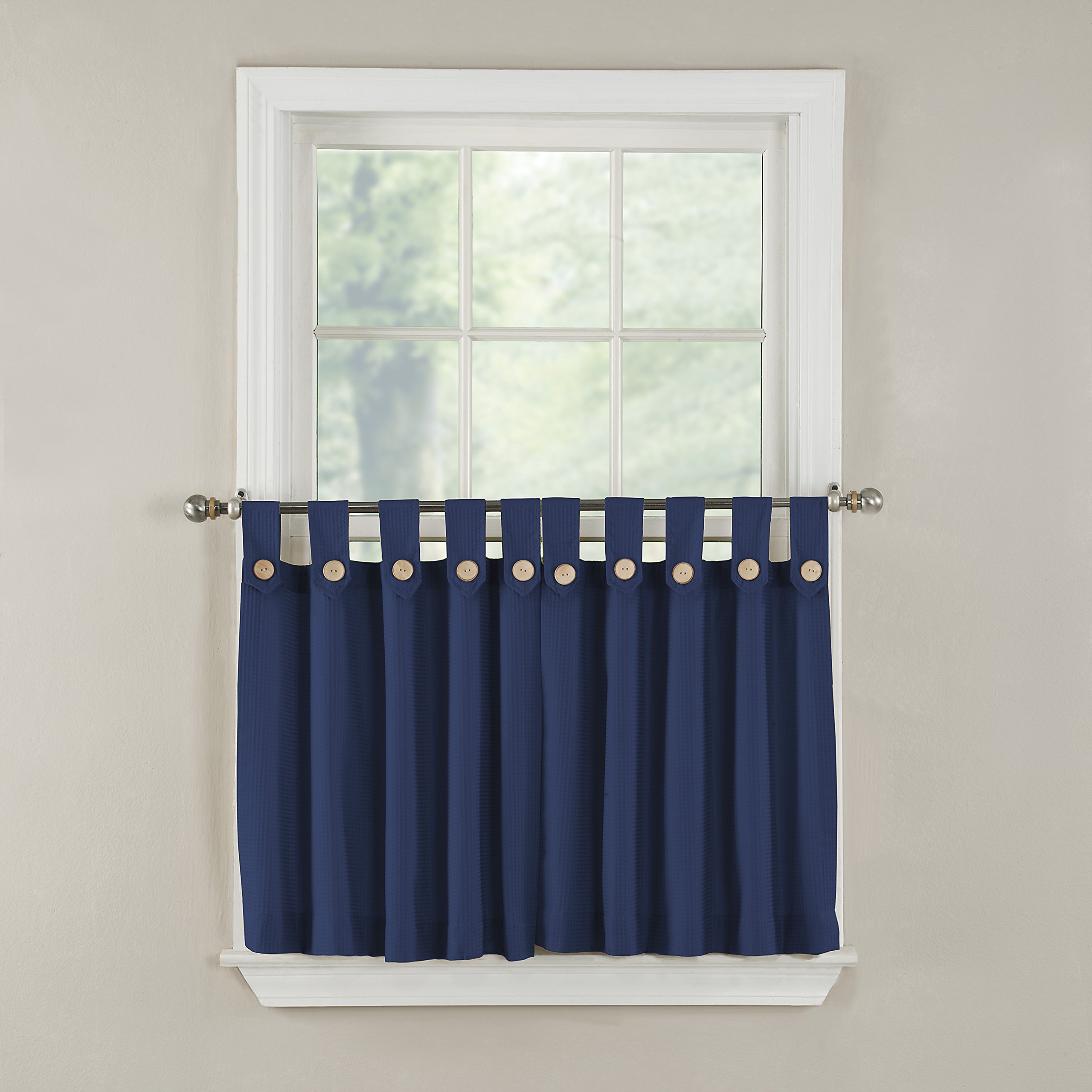Navy Blue Cafe Curtains Curtains & Drapes 2023
