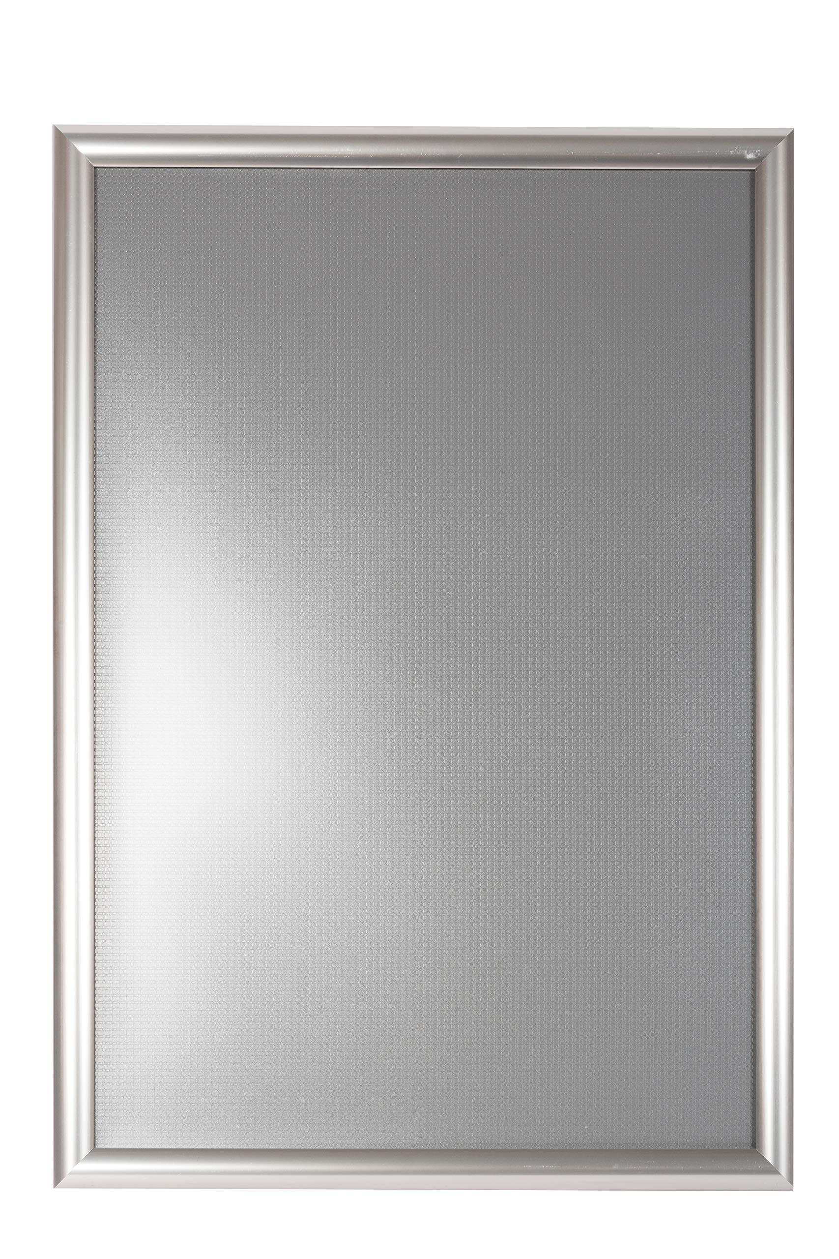 Cadre Photo A2 M&T DISPLAYS Pliant en Aluminium Gris pour Affichage Mural Professionnel