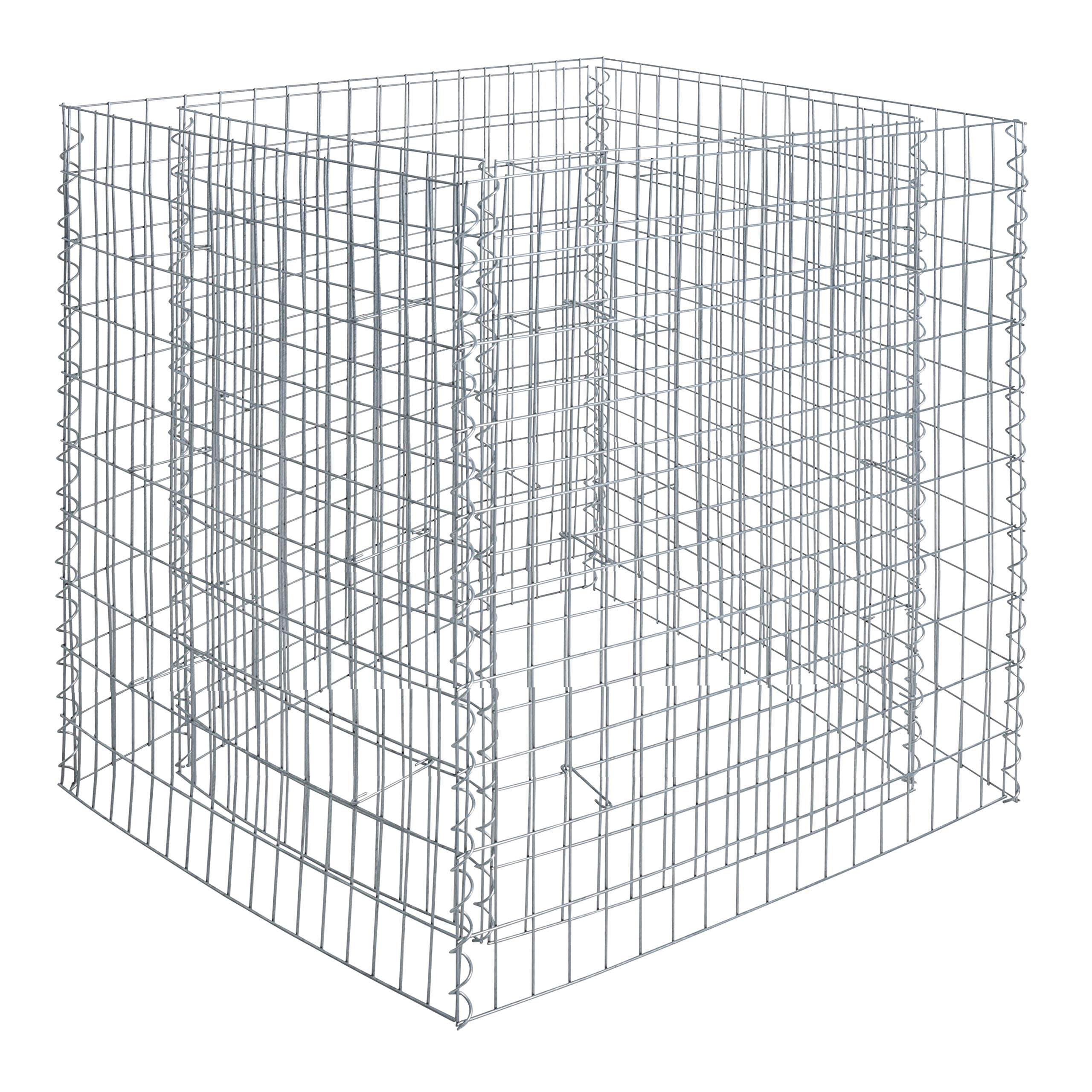 ESTEXO Hochbeet Gabionenhochbeet Gabione Pflanzkorb Drahtgitter Steinkorb Verzinkt Korb Stahlgabione Stahlkorb Metallbeet Metallhochbeet (180x90x100 cm)