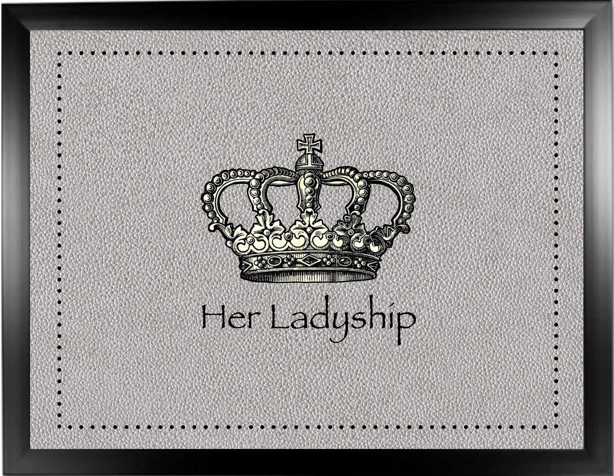 Trove Homewares Her Ladyship Faux 4 Black Lap Tray With Cushioned Bean Bag Padded Base, Laptop Lap Desk Table For Eating