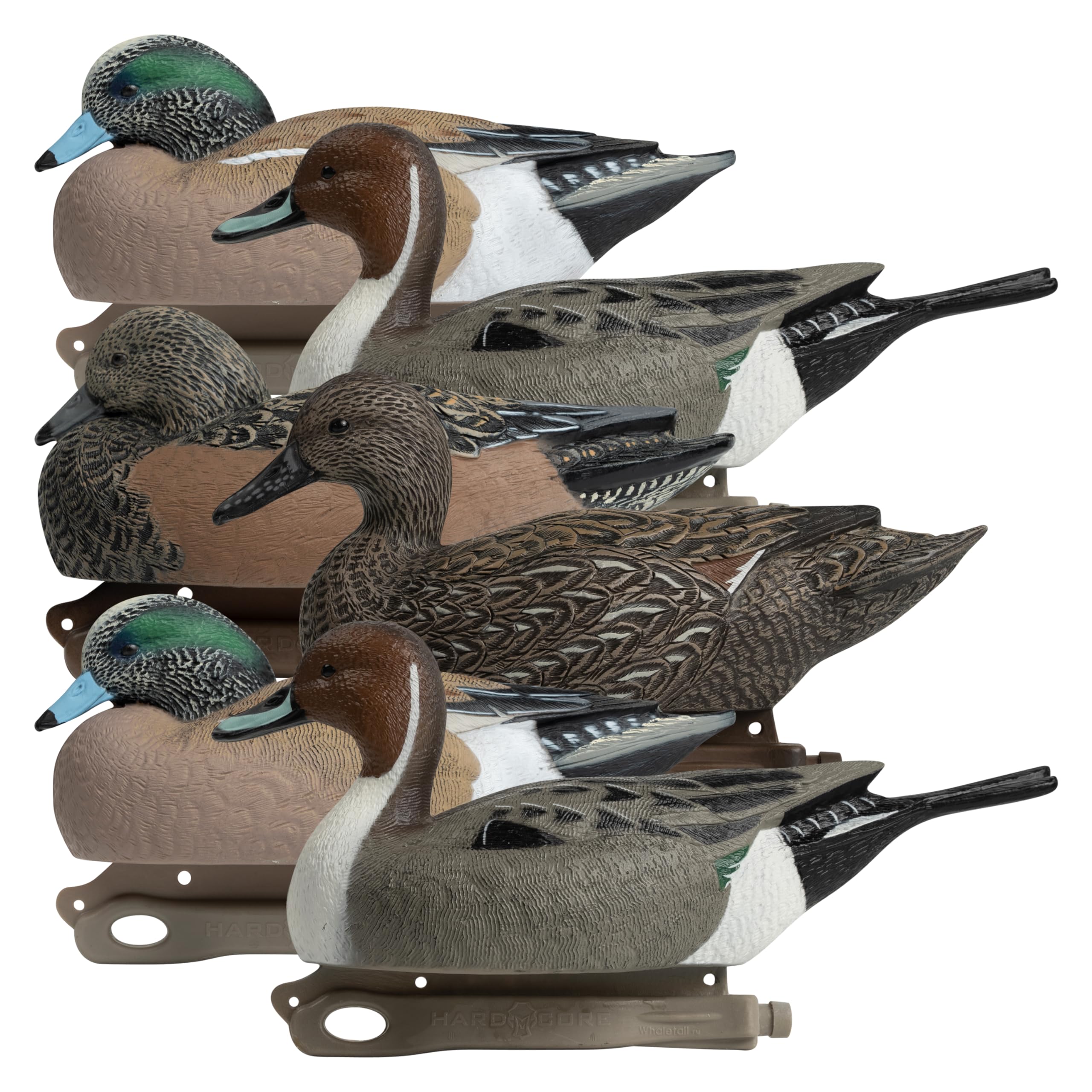 Hardcore Waterfowl Rugged Series Whistler Decoys - 6 Pack