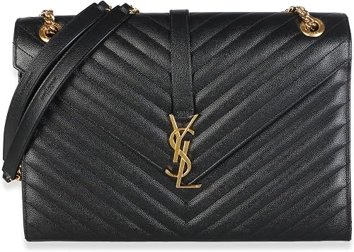 Pre-Loved Large Monogram Satchel Black Large