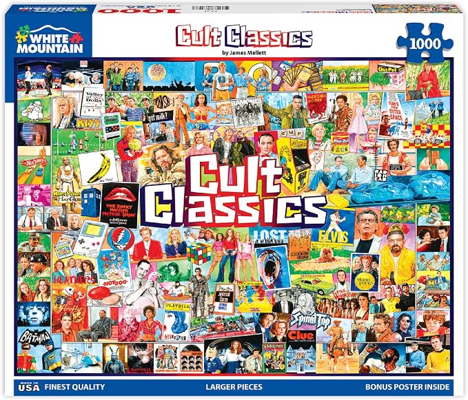 Rompecabezas White Mountain 1000 Piezas Cult Classics 24x30 in miniatura 4