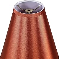 Vista 4 de Aspen Creative 32168 Pantalla de lámpara de construcción de araña con forma de imperio de transición en rojo ladrillo, (4 x 8 x 8 pulgadas)