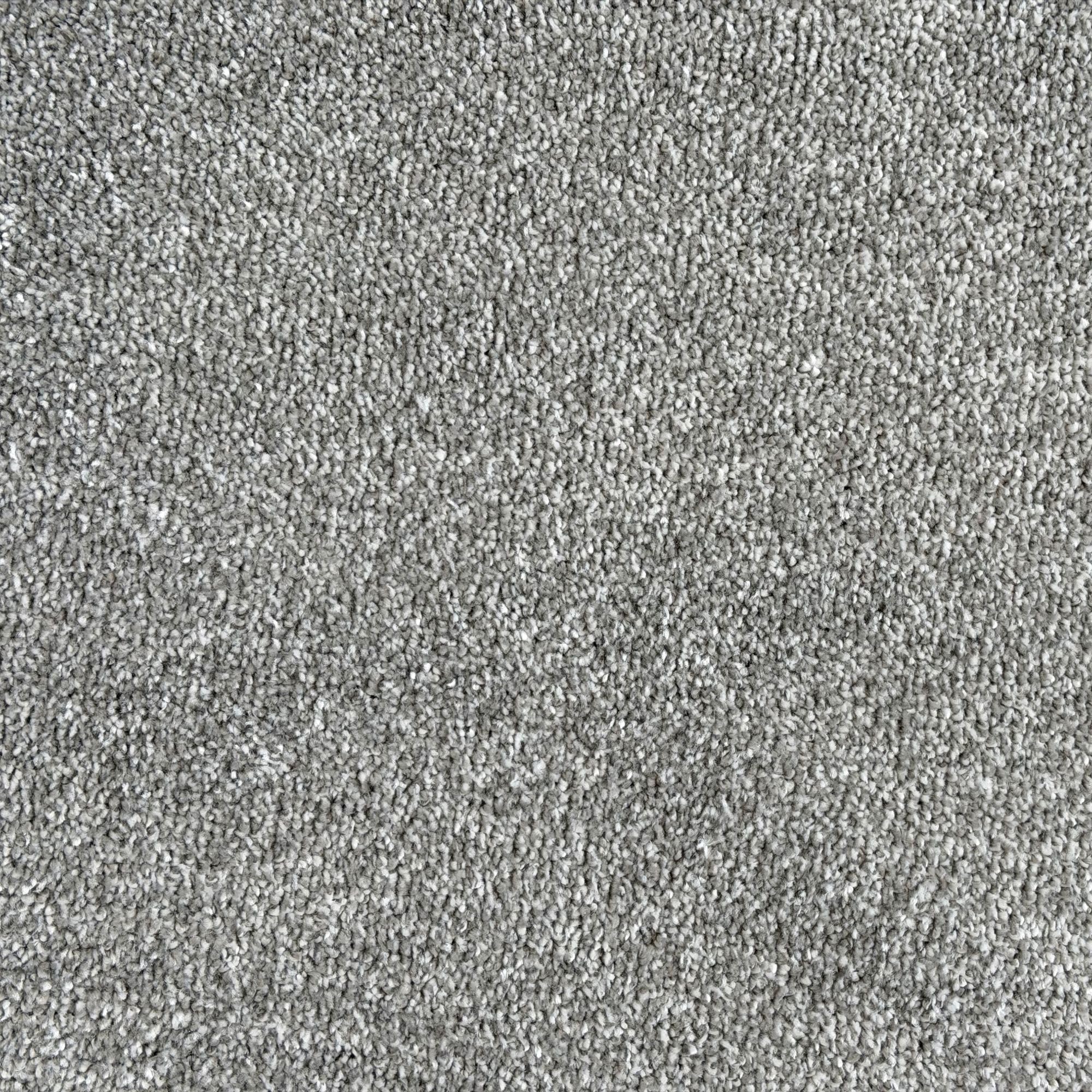 Steffensmeier Teppichboden Levanto Meterware | Auslegware für Wohnzimmer Schlafzimmer | Hellgrau, Größe: 100x200 cm