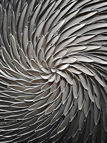 Miniatura 3 de YaSheng Art - Pintura al óleo pintada a mano sobre lienzo con flores blancas, pintura moderna para decoración interior del hogar, imagen de arte