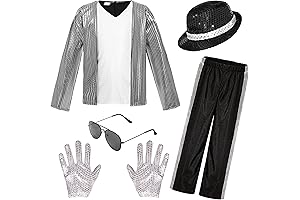 Kids Michael Jackson Glove for Kids Boys 80s Dance Costume 90s Pop...