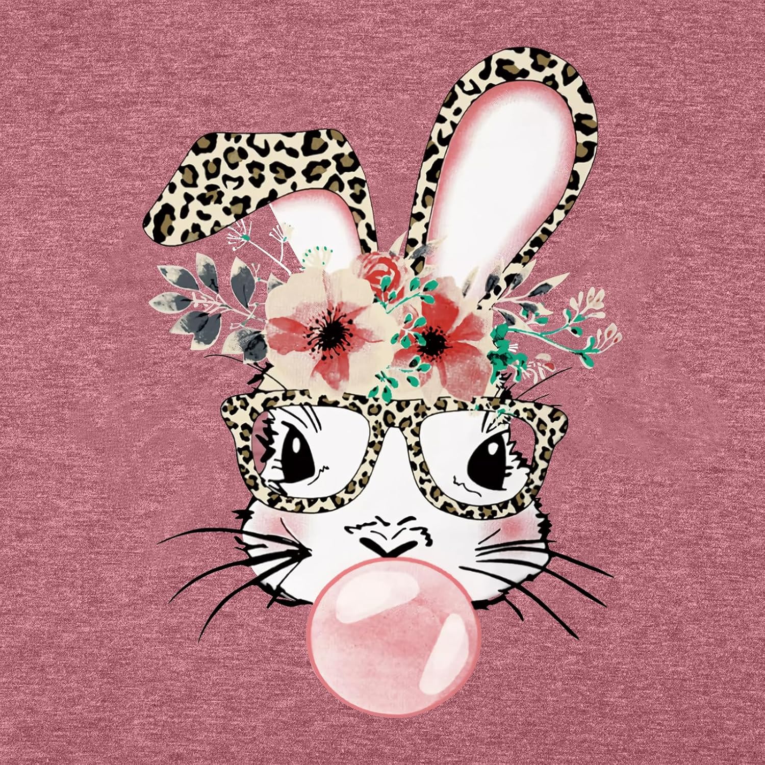 Plus Size Easter Shirts for Women Happy Easter T Shirt Bunny Rabbit V Neck Tees Easter Long Sleeve Shirt Tops - Image 4
