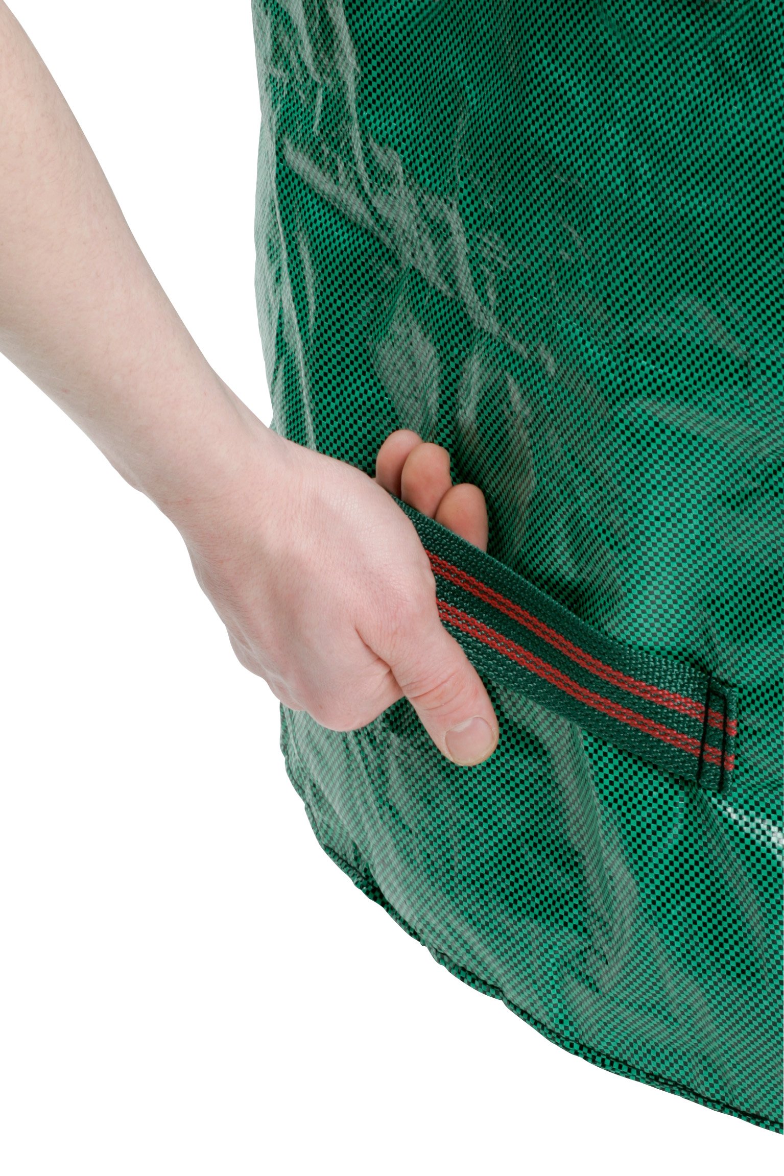 Meister Sacco da giardino 272 litri – 6 pezzi in set – autoportante con manici – sacco per rifiuti da giardino per foglie, taglio verde ed erbacce