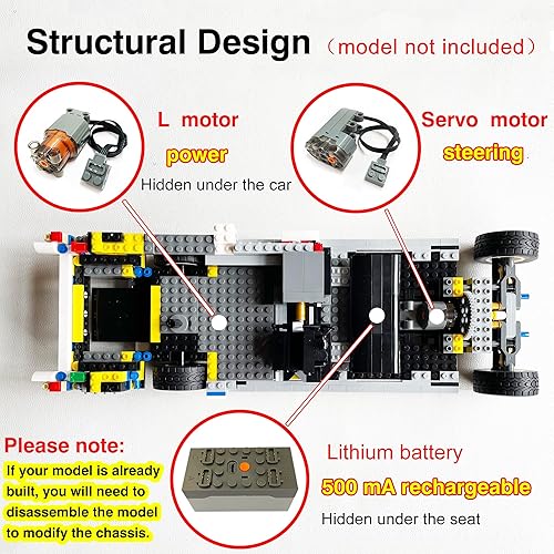 Miniatura 2 de para Lego Icons Ghostbusters ECTO-1 10274 Super Motor y Kit de actualización de control remoto, cumpleaños, para adultos, compatible con Lego 10274