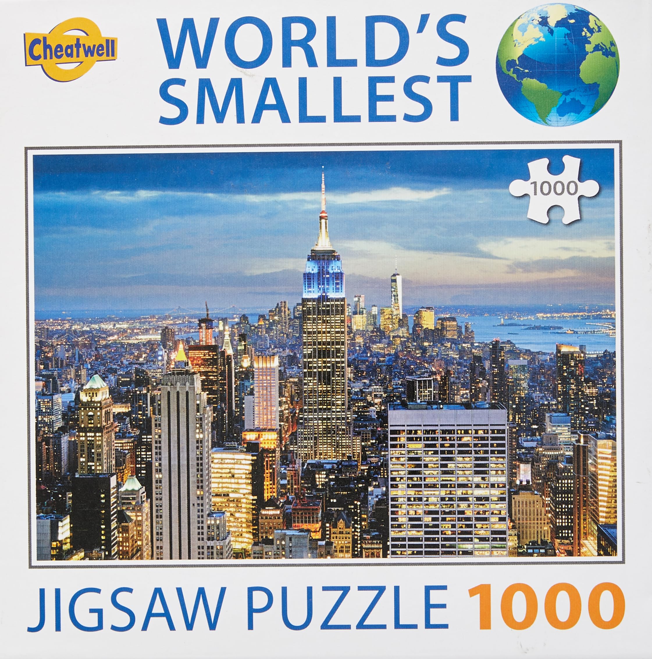 Cheatwell Games 658 13237 EA World's Smallest Puzzles New York, red, 1000