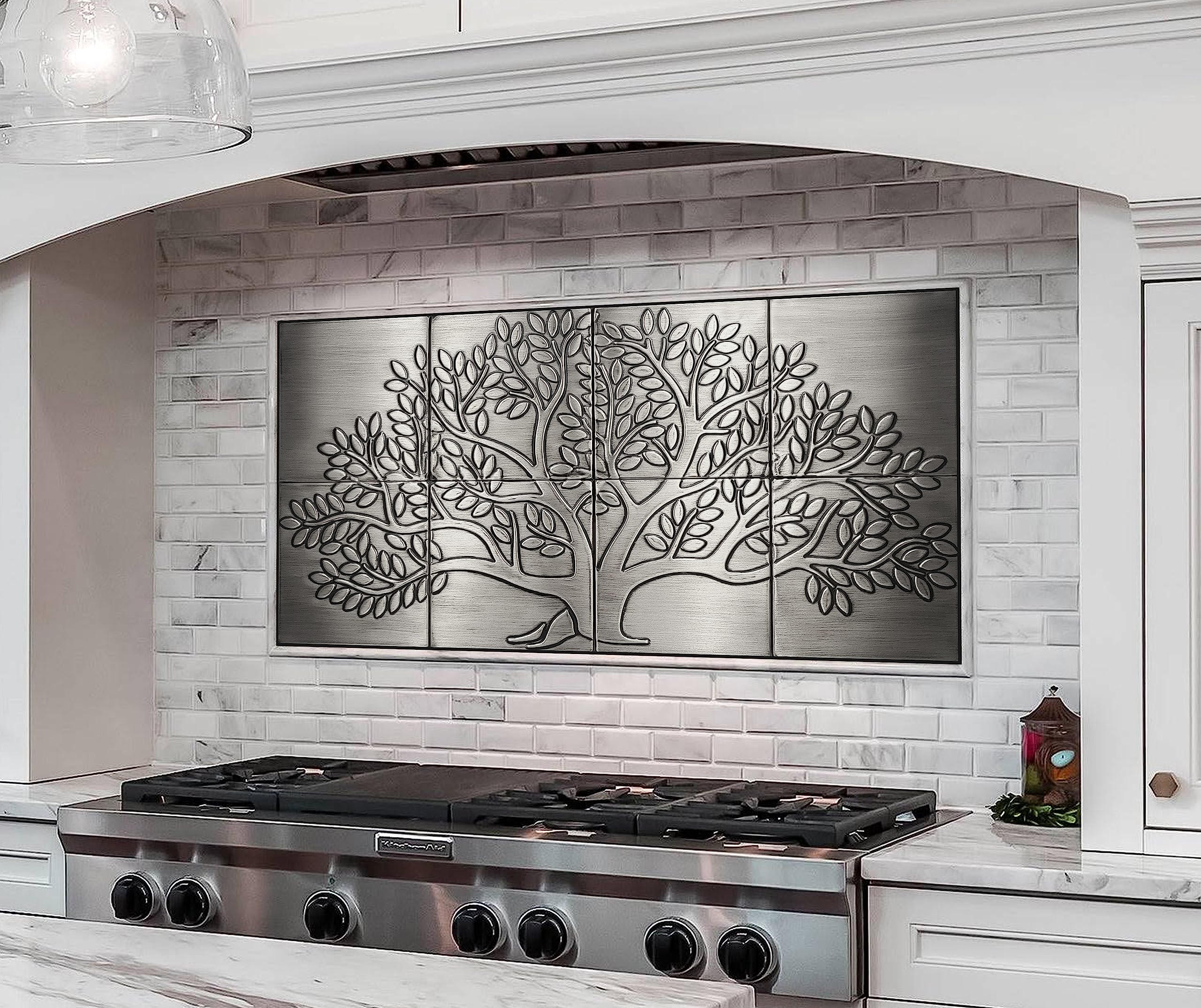 Image showcasing Decorative Metal Wall Tiles Highline Copper Tile – Porcelain