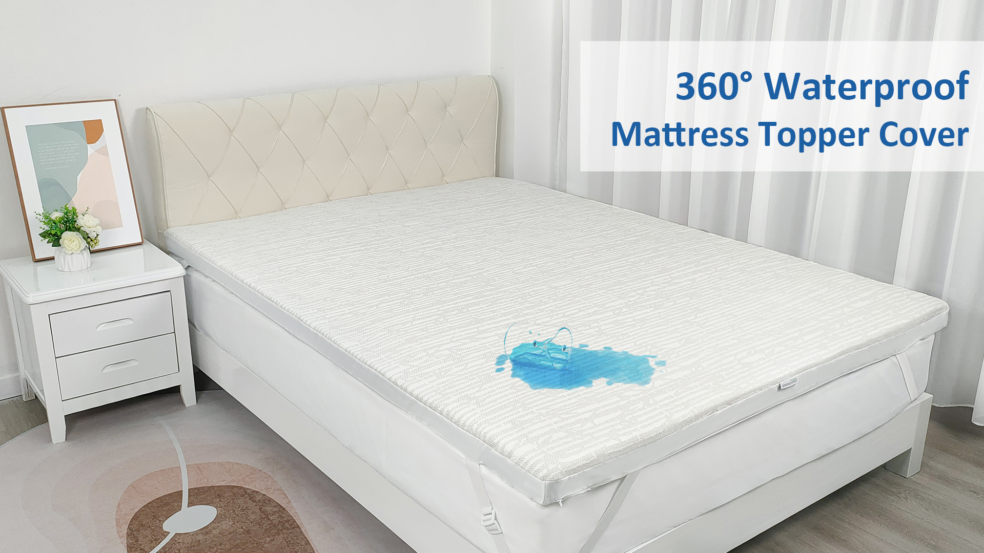 Amazon.com: Mattress Topper Cover Protector for Memory Foam