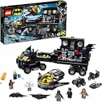 Amazon.com: LEGO DC Mobile Bat Base 76160 Batman Building Toy, Gotham City  Batcave Playset and Action Minifigures, Great 'Build Your Own Truck' Batman  Gift for Kids Aged 6 and up (743 Pieces) :