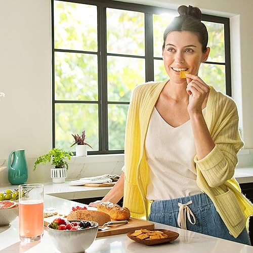 Miniatura 10 de Milkmakers - Paquete de 10 bocados de galletas de lactancia caramelo salado de chocolate y 6 patatas fritas de lactancia queso cheddar