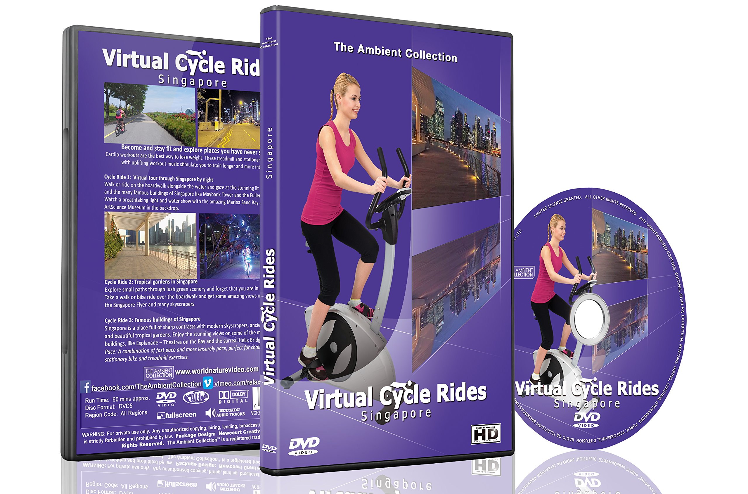 Virtual Cycle Rides - Singapore with Music for Indoor Cycling Treadmill ...