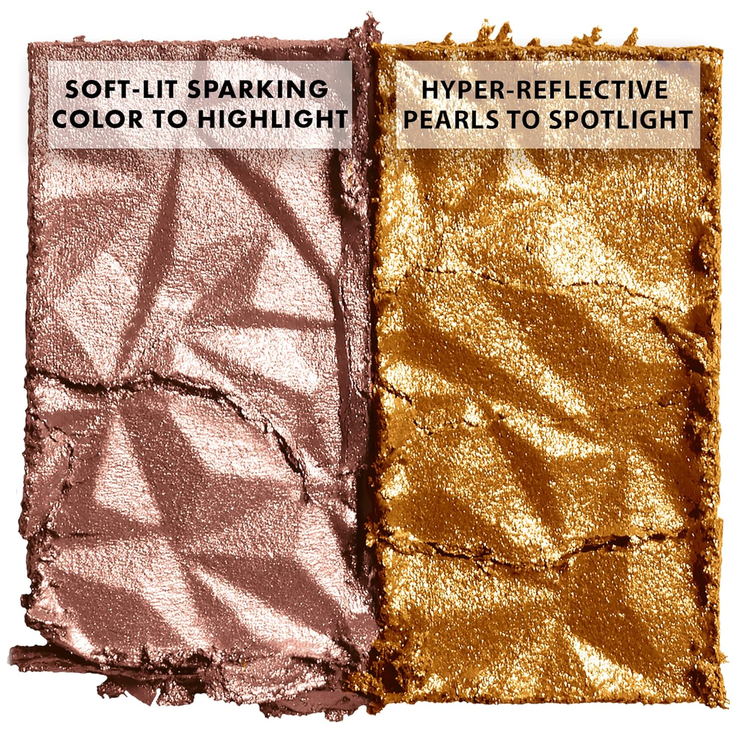 NYX PROFESSIONAL MAKEUP Born To Glow Icy Highlighter Duo - Rock Candy : Beauty & Personal Care