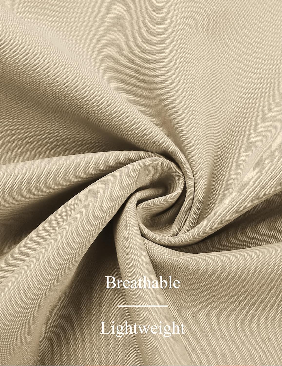 COOFANDY Men's Casual Shorts 9 Inch Flat Front Lightweight Summer Beach Vacation Shorts with 4 Pockets - Image 6