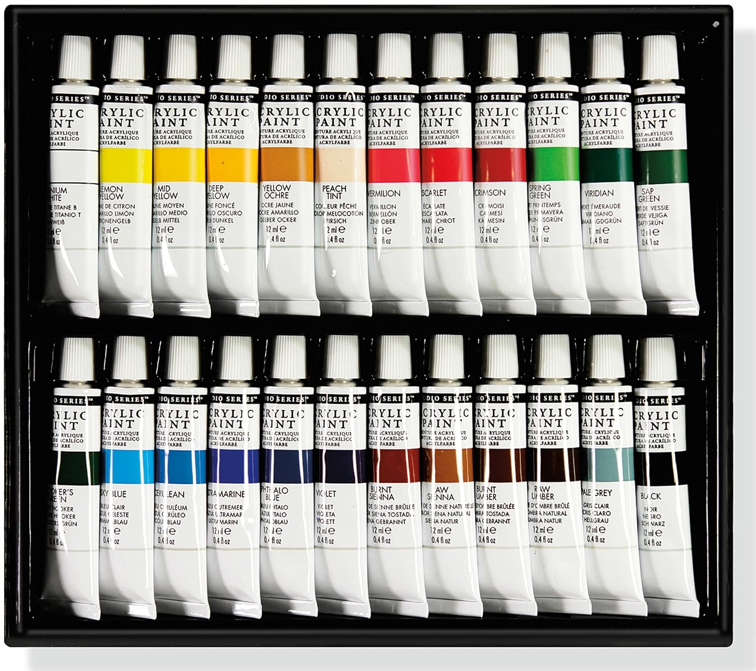 Studio Series Acrylic Paint Set (24 colors) image 2
