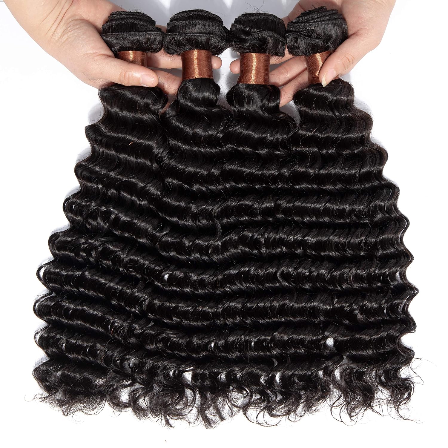 Amazon.com : BLACKMOON HAIR Brazilian Hair Deep Wave 16 18 20 22 inches ...