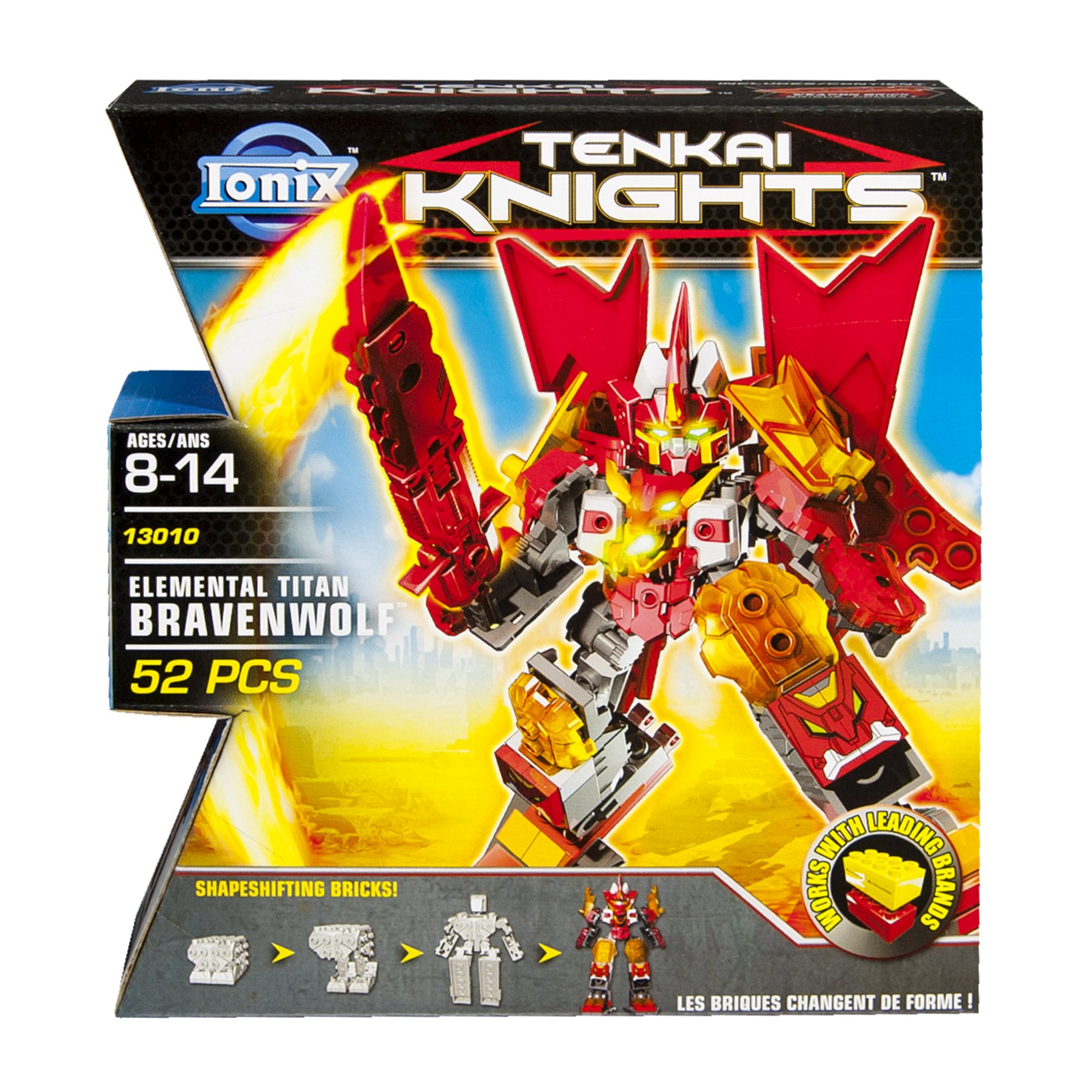 Ionix Tenkai Knights - Elemental Titan Bravenwolf 13010 : Amazon