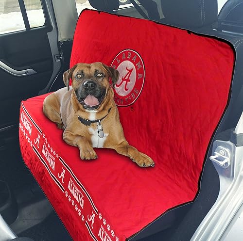 Pets First Collegiate Alabama Crimson Tide - Funda para asiento de coche