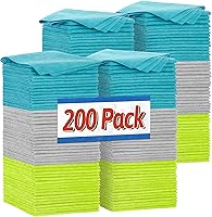 Vista 8 de FIXSMITH Paño de Limpieza de Microfibra - Paquete de 48, Toallas de Limpieza Multifuncionales, Tamaño: 12 x 16 pulgadas, Trapos de Limpieza